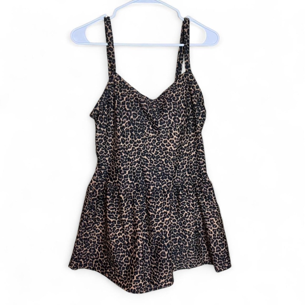 VTG 80s / 90s Leopard One Piece Swimsuit